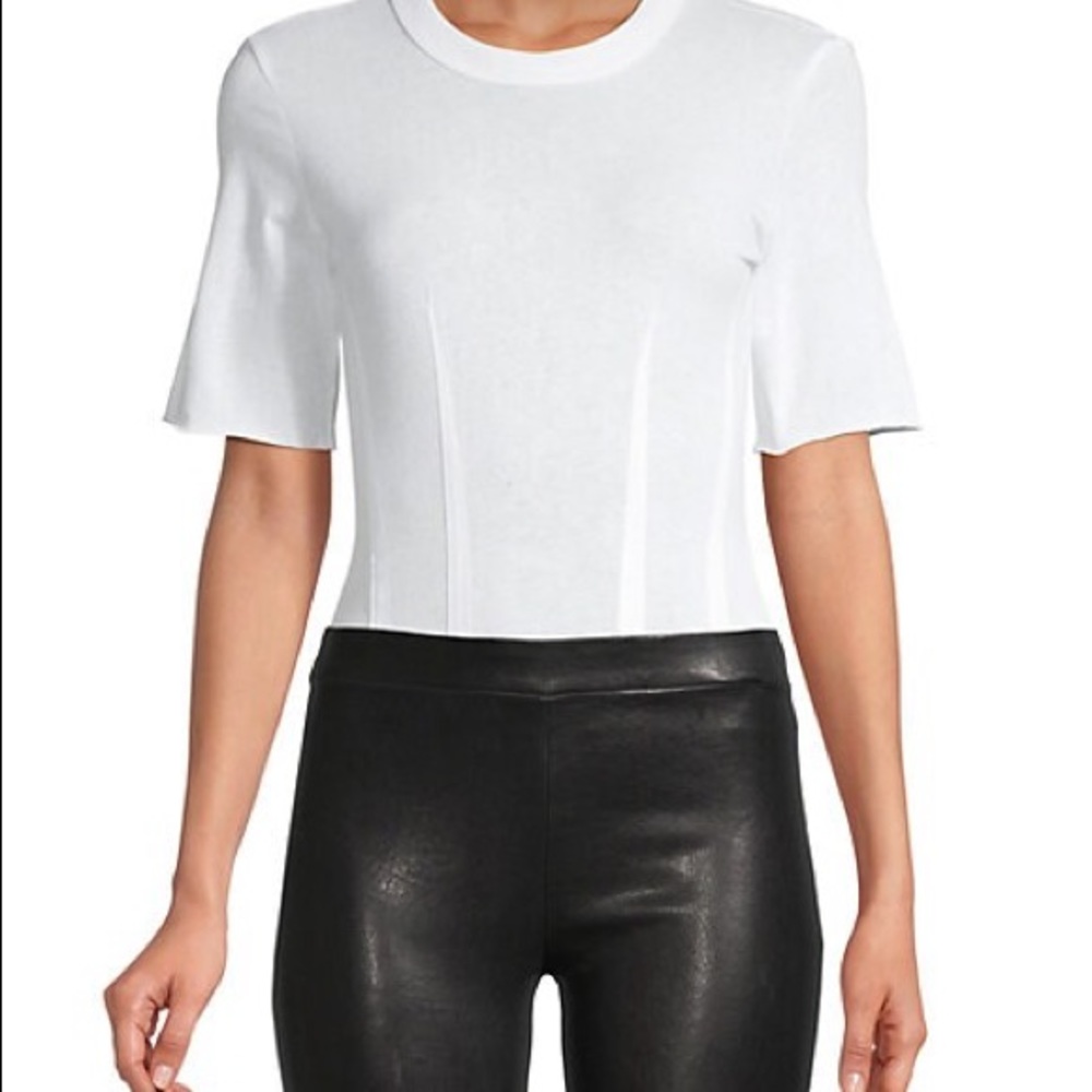 NWOT jasper white zip back bodysuit by RTA